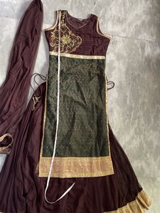 Long Kurta skirt Dupatta set