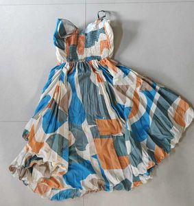 Abstract Print Sundress