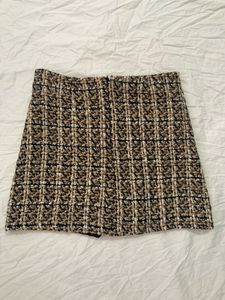 Y2K Tweed Skirt With Pearl Buttons 🫧