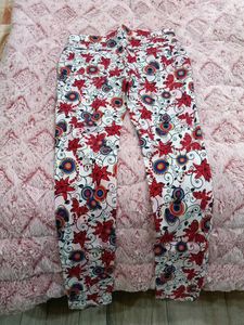 Floral Print Pants
