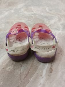 Baby Shoes Pink And Purple.