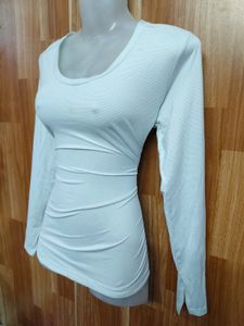 White Long Sleeve Top