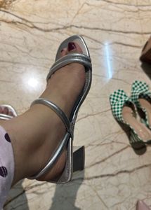Silver Flats &amp; Sandals