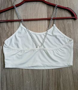 White Crop Top