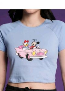 BONKERS CORNER DISNEY CROP TOP