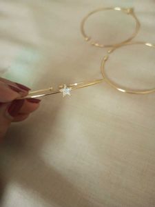 Gold Plated Celestial Bangle Set