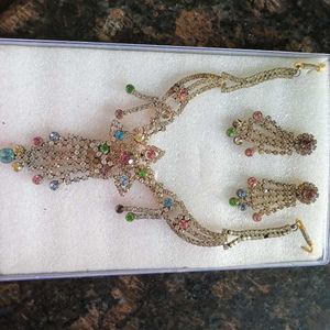 Artificial Necklace With Earings