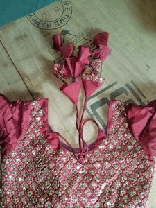 Maroon Bollywood Jacquard Saree