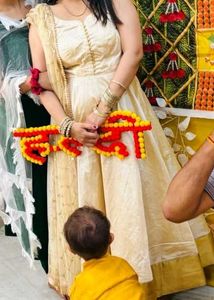 Umbrella Cut Suit With Dupatta And Pant(3 Piece)