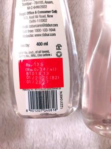 Dabur Gulabari Premium Rose Water - 400ml (Pack of
