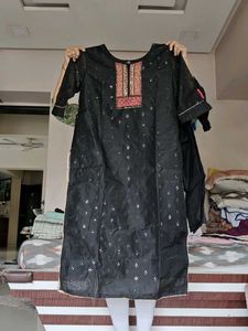 Black Embellished Kurti