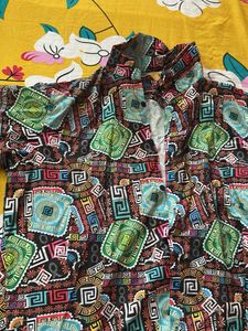 Patterned Short Sleeve Shirt