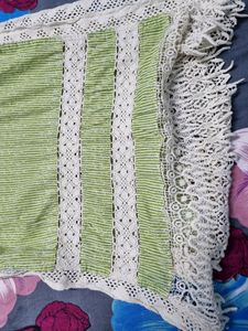 Pakistani Lace Cotton Long Kurti