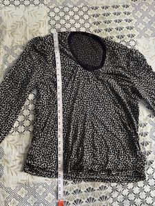 Women’s Sheer Printed  Top