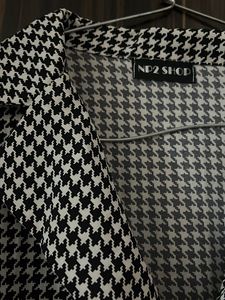 Houndstooth Peplum Top
