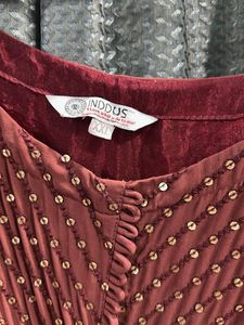 Mauve Sequin Detail Dress