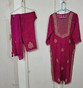 Beautiful Pink Kurta Set