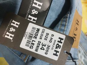 ICE BLUE super Wide Leg Baggy Jeans