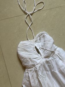 Dreamy White Dress American Eagle - Free Size