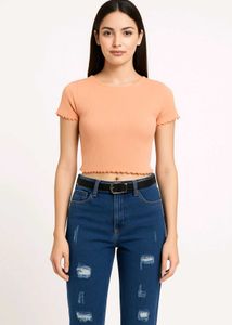 Combo Jeans Size 30 &amp; Ruffle Top Set Xs Siz