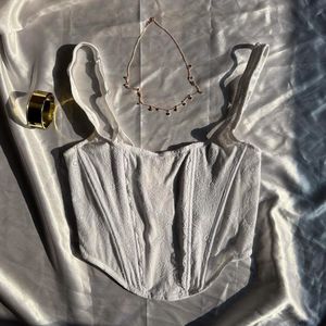 WHITE DREAMY CORSET