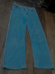 Vintage Light Blue Flare Jeans