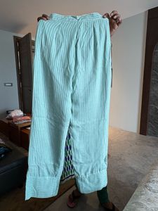 URSA Striped Button-Down Top And Pants