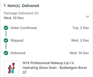 NYX Lip I.V. Hydrating Gloss Stain