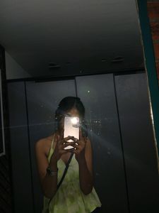 Abstract Print Tie up Top