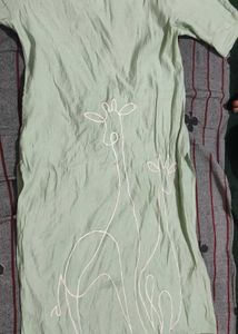 Cute Green Giraffe Kurta