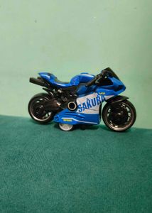 Sakura V2 Blue Toy Motorcycle - Speed Edition