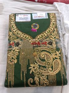 Green Embroidered Salwar Kameez