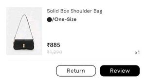 Savana Classic Black Shoulder Bag