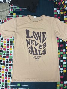 Beige Graphic Tee