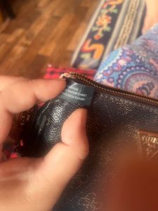 Guess Brown Logo Mini Bag