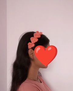 Crochet Heart Headband