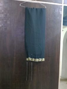 Elegant Black &amp; Gold Embroidered Kurti