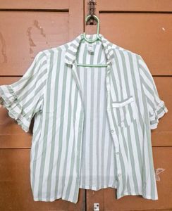 Striped Short Sleeve Top