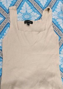 Ribbed Knit Tank Top by DANNI MONIGUE (AUTHENTIC)