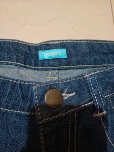 Ginger By Lifestyle Brand New Denim Capri(women)