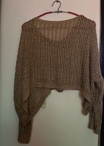 Y2k Crochet look outerwear top
