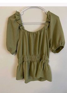Olive Green Top