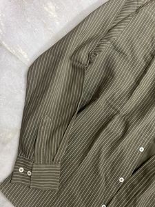 Striped Button-Down Shirt