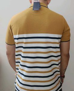 M Size Collar Tshirt