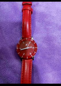 Red Fastrack Watch
