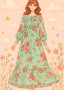 Floral Maxi Dress ✨women