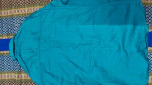 Teal Graphic Long Sleeve Shirt