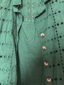 Broderie Cotton Top from Vero Moda