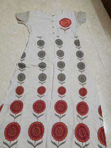 Long Gown Flower Kurta
