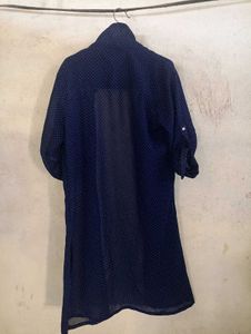 Blue Polka Dot Dress